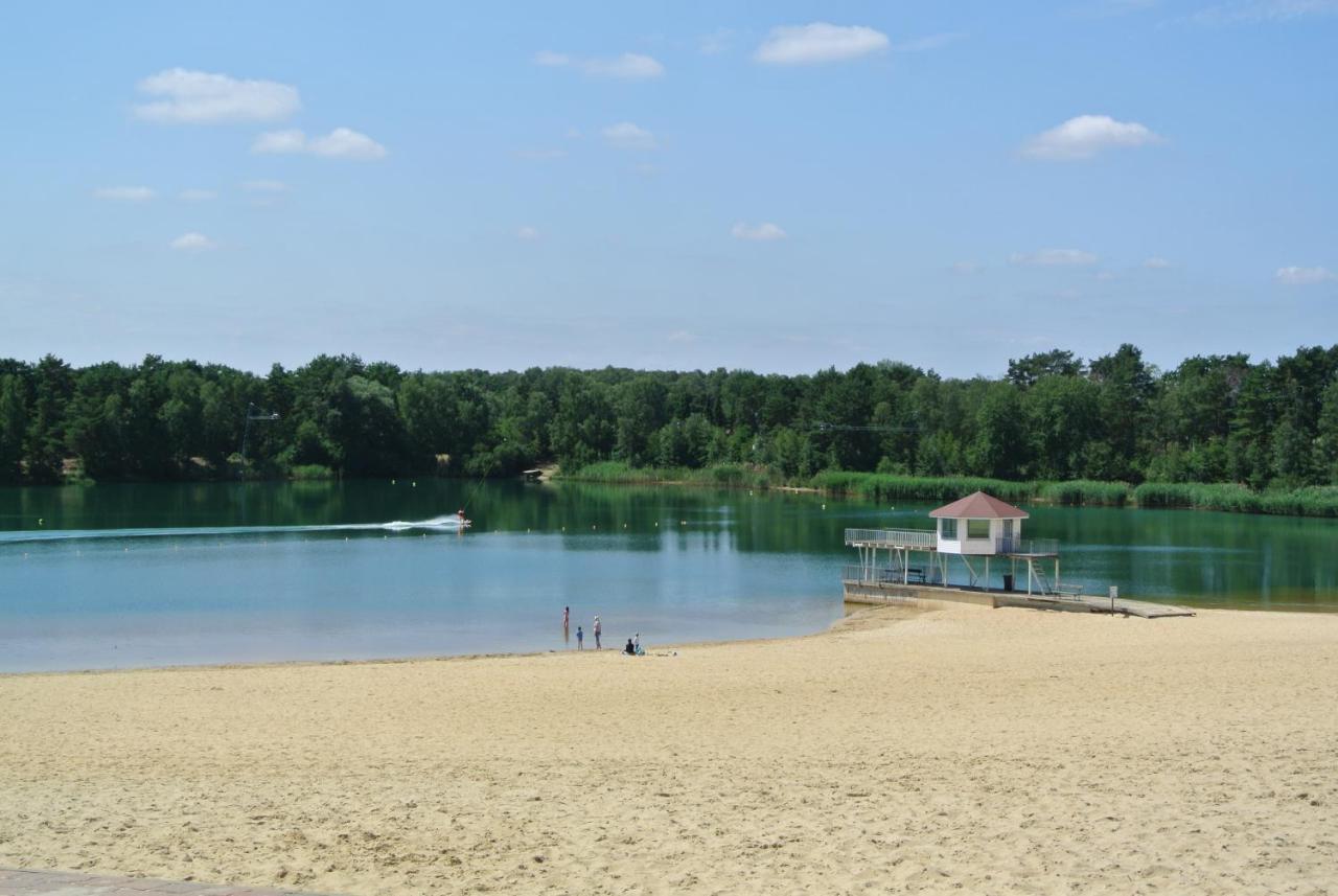 Bernsteinsee Ferienhauser Villa Sassenburg Buitenkant foto